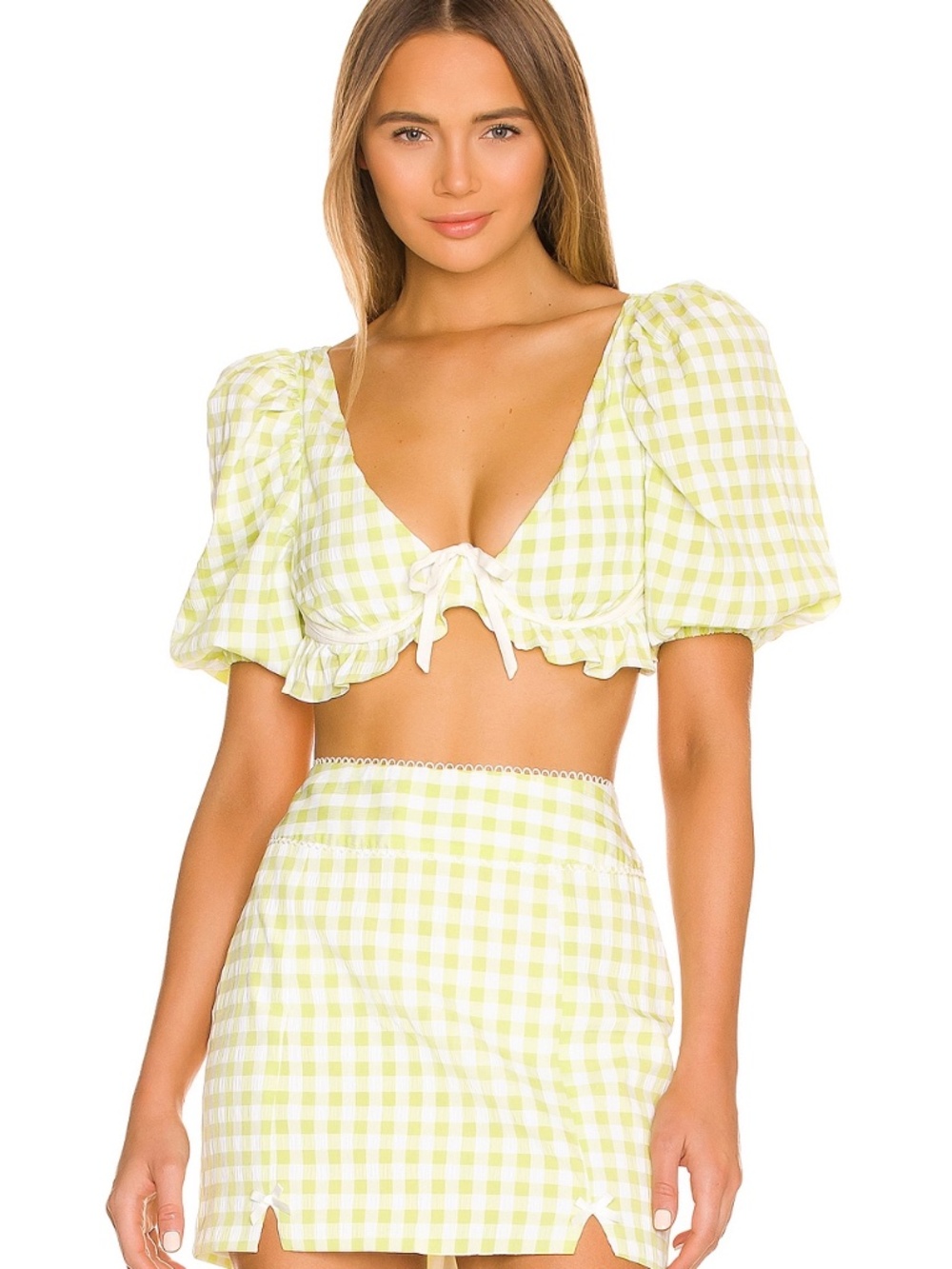 For Love & Lemons Maureen Crop Top